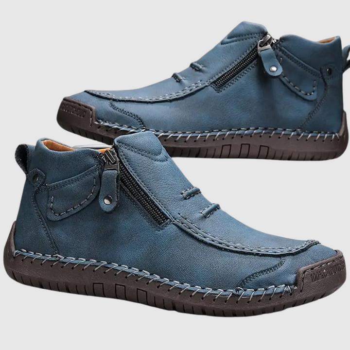 Oskar - Chaussures pour hommes confortables avec fermeture éclair