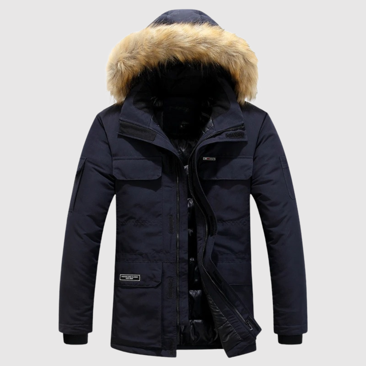Marek – Veste d'hiver avec capuche en duvet et coupe élégante