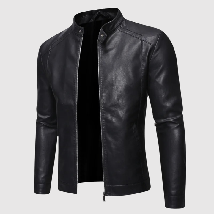 Dorian – Veste moderne en cuir écologique au silhouette épurée