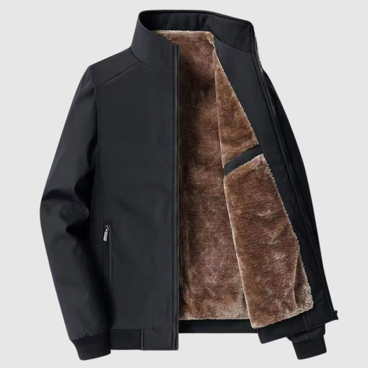 Šimon - Veste d'hiver pour homme de type "bomber" avec doublure douce