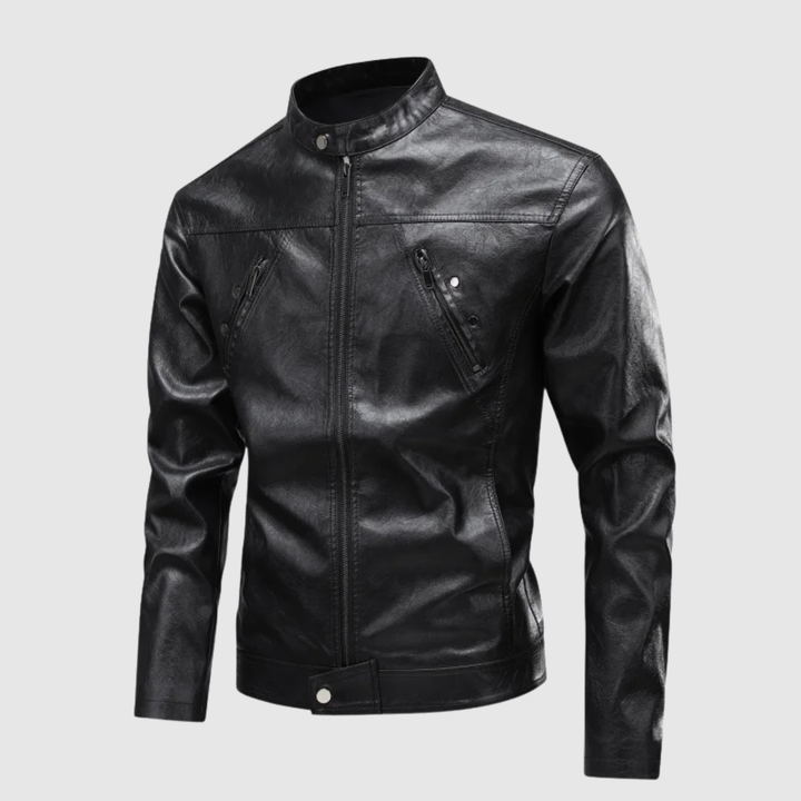 Dorian – Veste en cuir au design classique