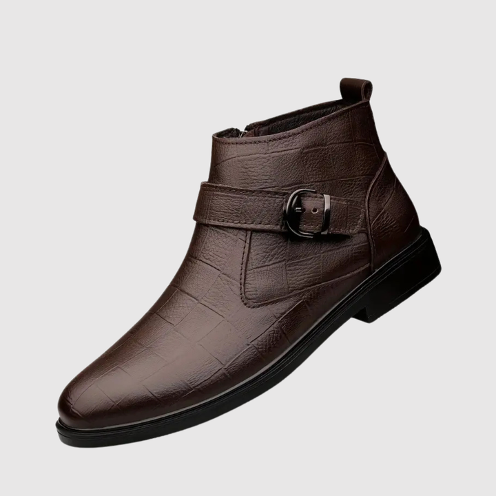 Oskar – Chaussures en cuir avec boucle au style classique