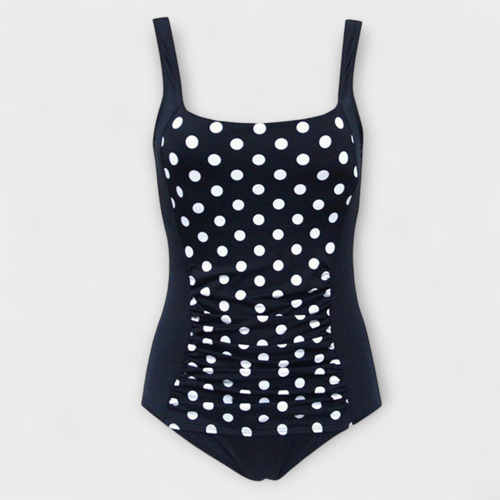 Loes - Maillot de bain rétro avec bonnets préformés