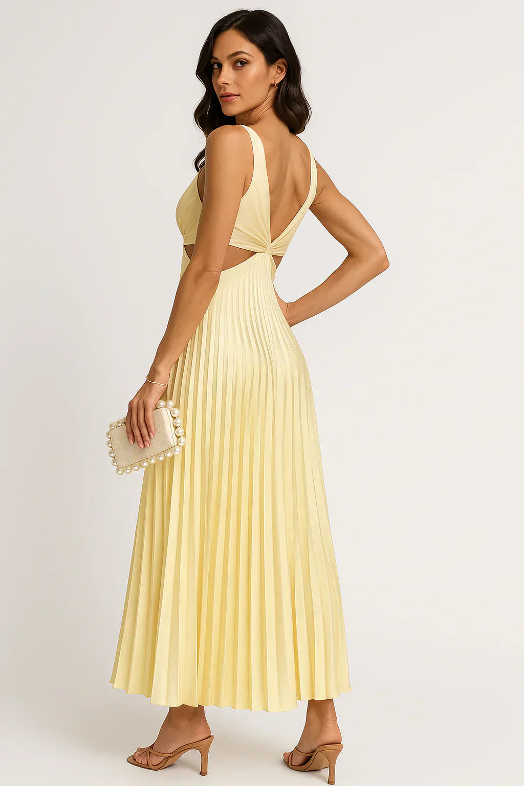 Camila - Robe Sans Manches Midi