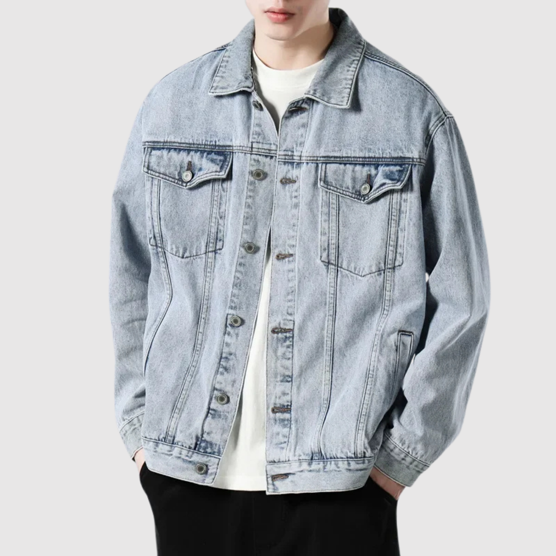 Šimon – veste en jean rétro en 100% coton