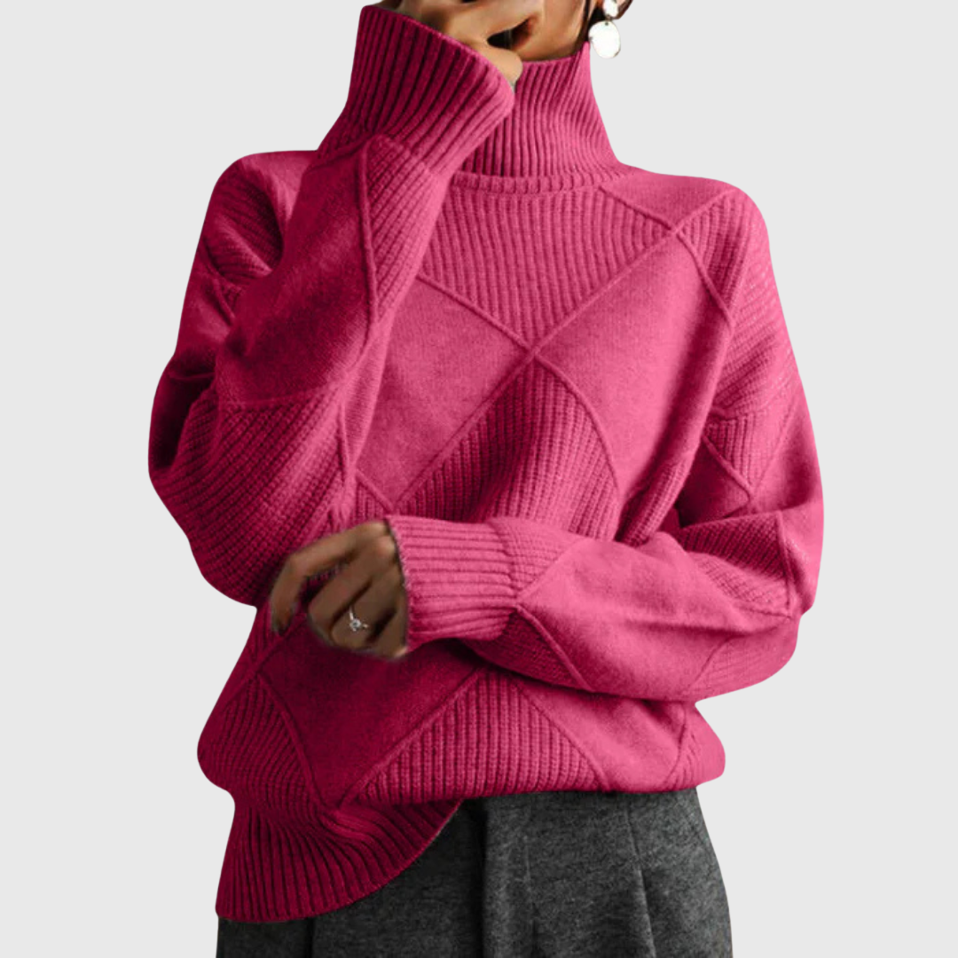 Anne | Pull Col Roulé Luxe