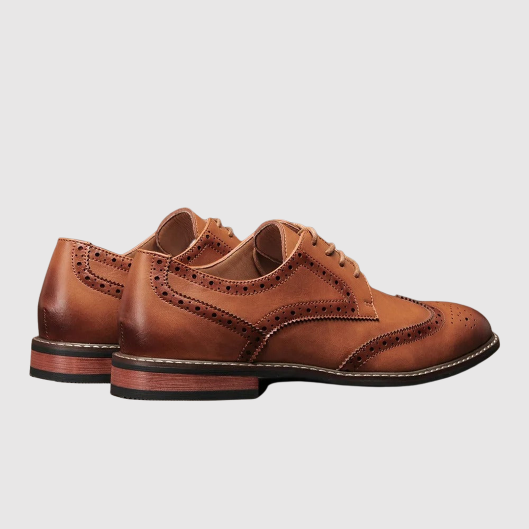 Viktor – Chaussures brogue pour hommes en cuir classique