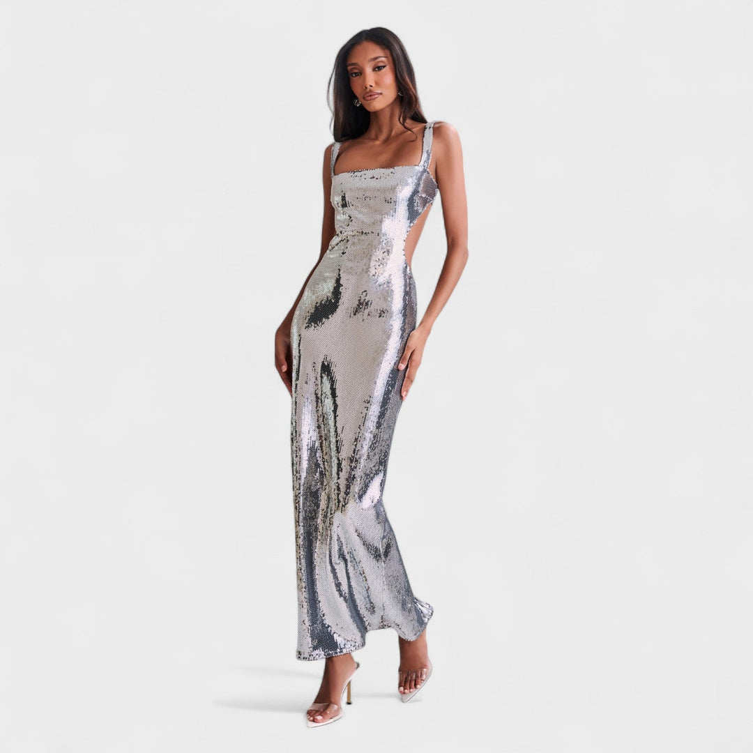 Sparkle Silver - Robe de soirée