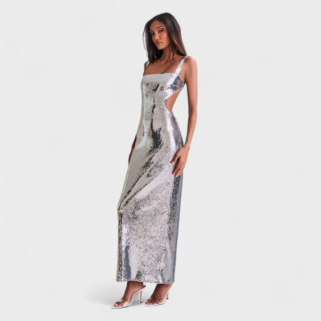 Sparkle Silver - Robe de soirée