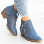 Gabrielle - Bottes Cuir Élégant Confortable Femme