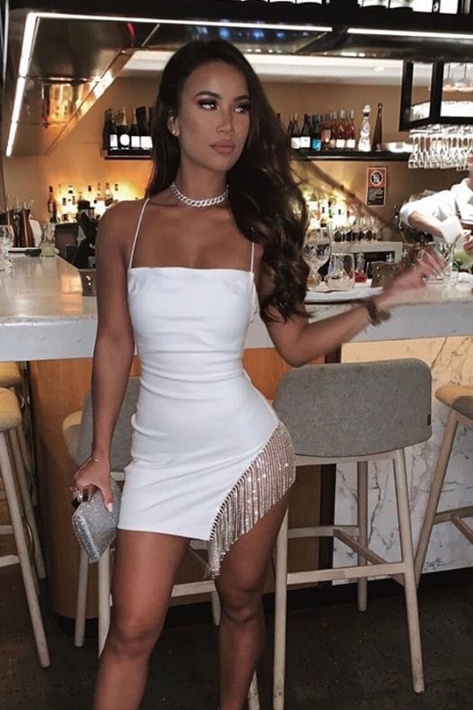 Nicole - Robe Mini Blanche
