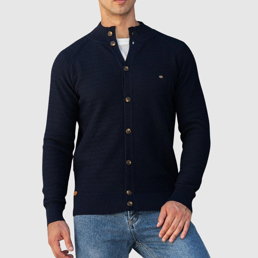 Šimon - Cardigan classique en coton tissé