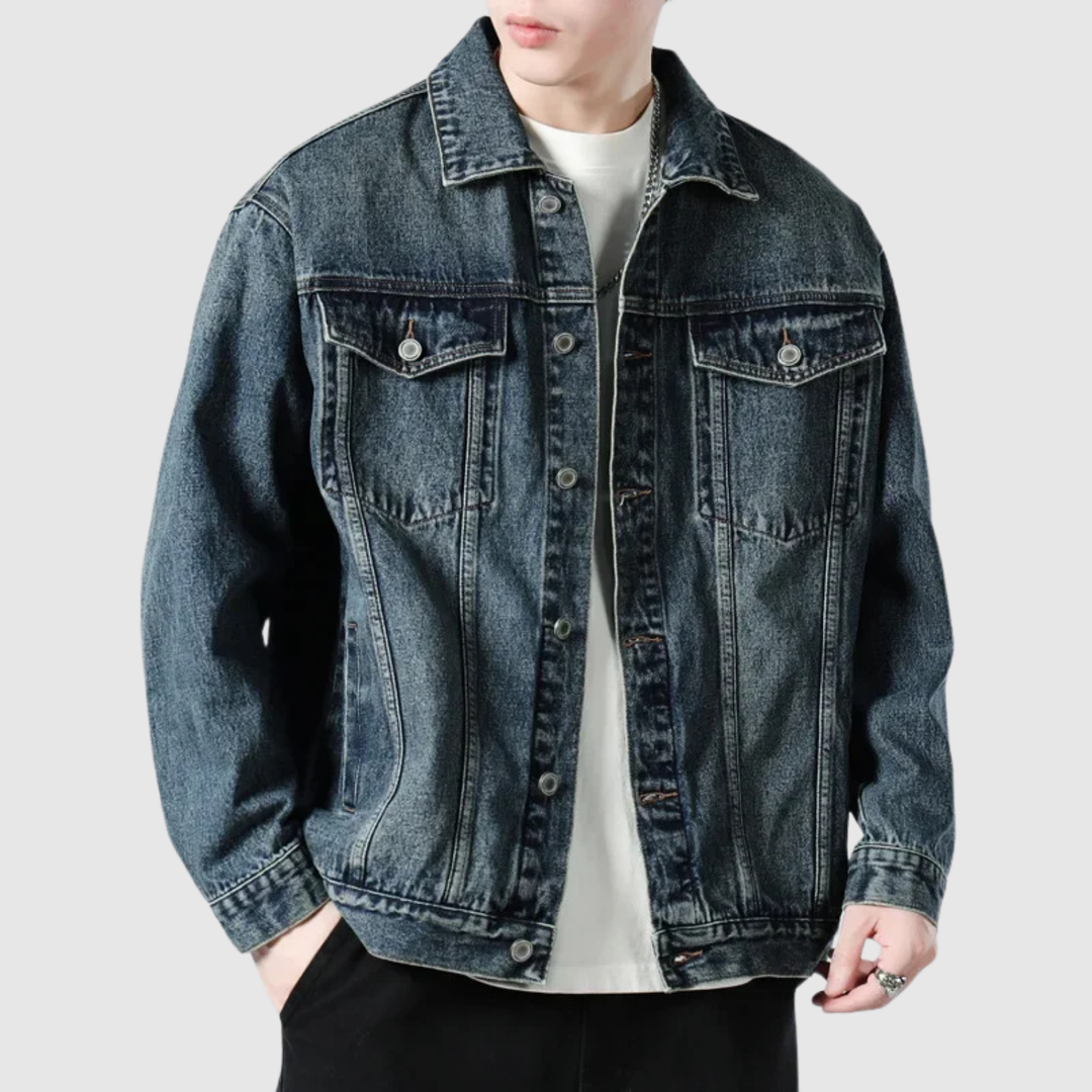 Šimon – veste en jean rétro en 100% coton