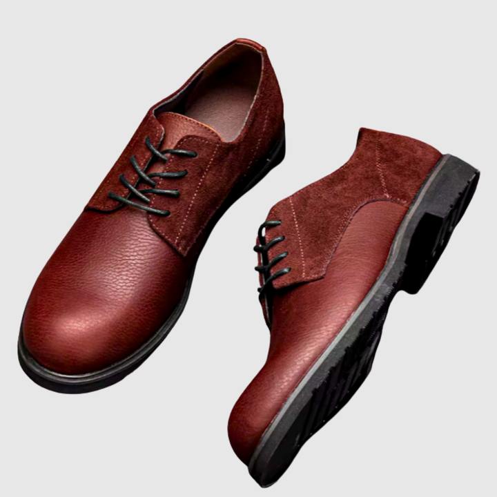 Viktor – Chaussures en cuir brun classiques pour hommes