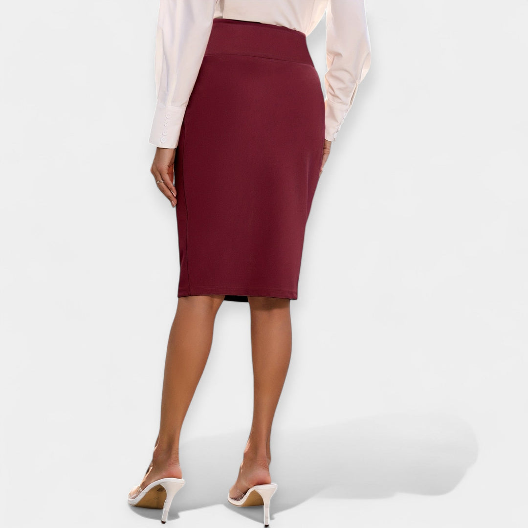 Jupe Midi Taille Haute