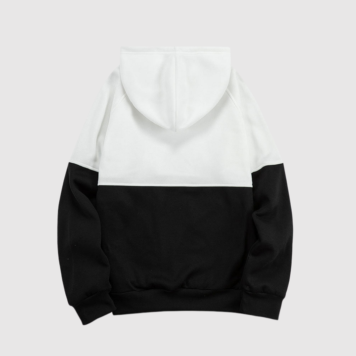 Daniel – Sweat à capuche avec bloc de couleur et manches contrastées