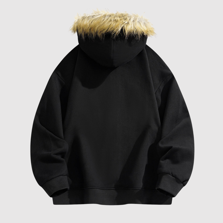 Šimon - Sweat à capuche en fourrure