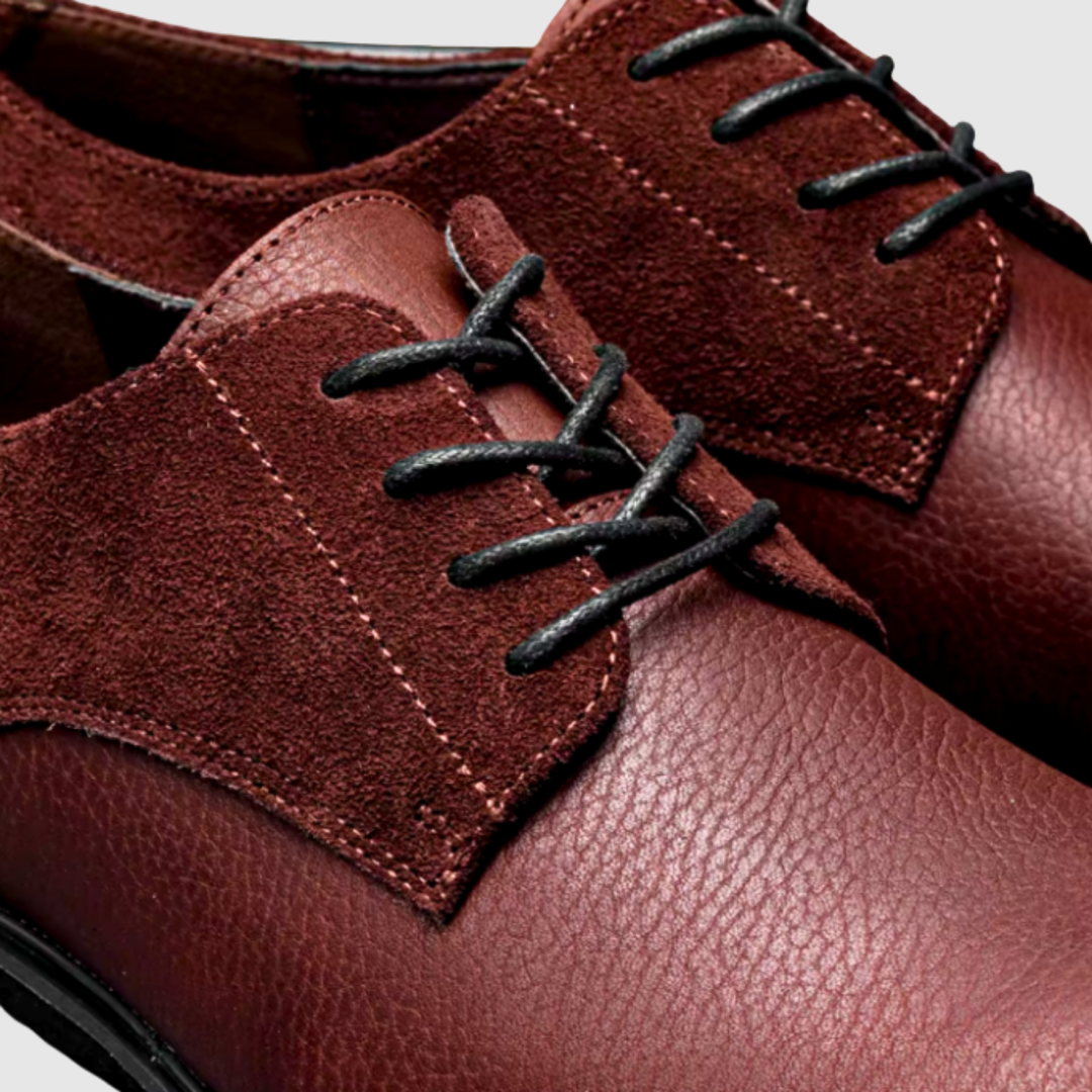 Viktor – Chaussures en cuir brun classiques pour hommes