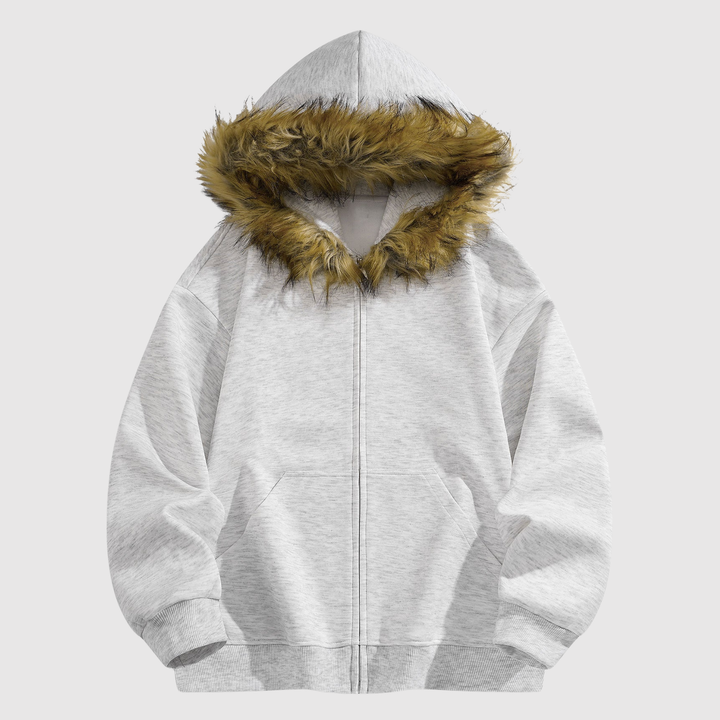 Šimon - Sweat à capuche en fourrure