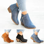 Gabrielle - Bottes Cuir Élégant Confortable Femme