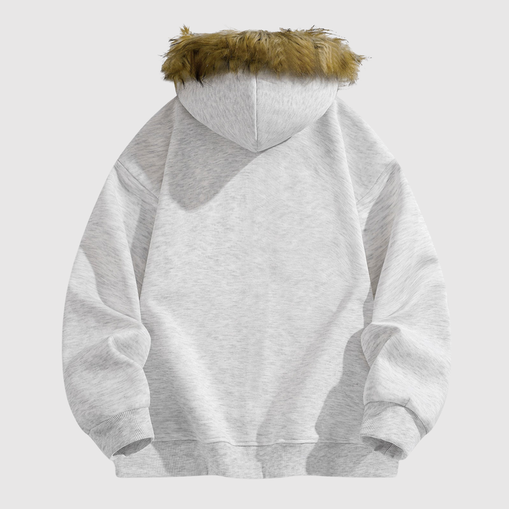 Šimon - Sweat à capuche en fourrure