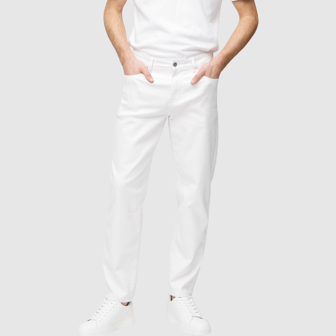 Bruno - Jeans de coupe classique en blanc