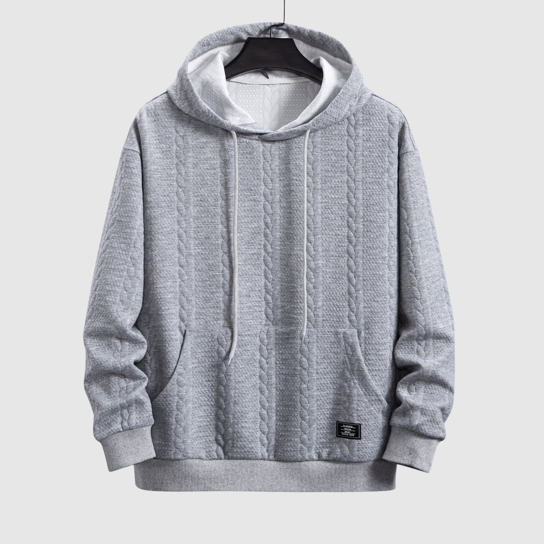 Daniel – Sweat-shirt avec tricot texturé