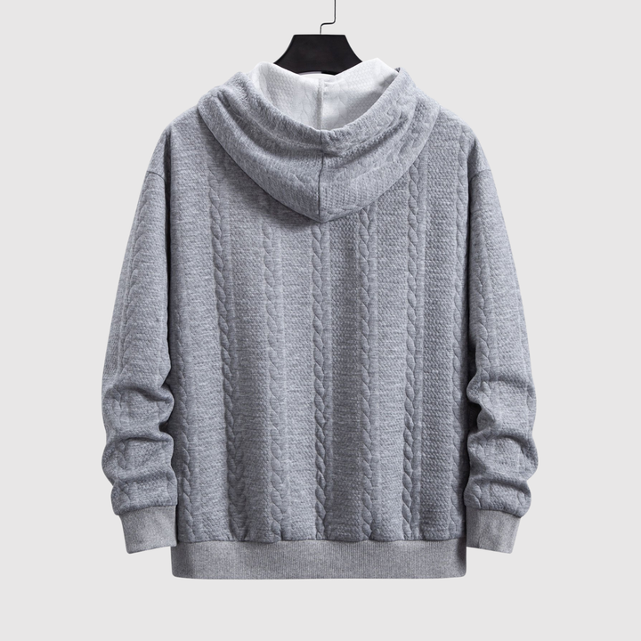 Daniel – Sweat-shirt avec tricot texturé
