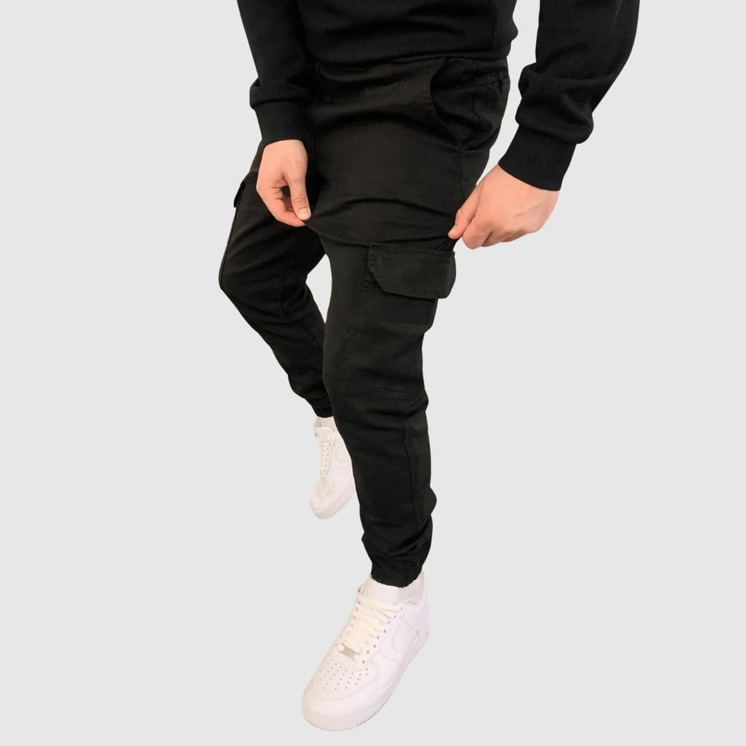 Leo - Pantalons cargo joggers stylés et pratiques