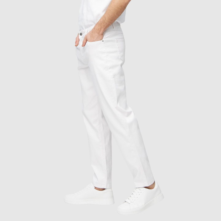 Bruno - Jeans de coupe classique en blanc