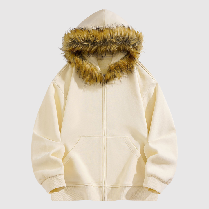 Šimon - Sweat à capuche en fourrure