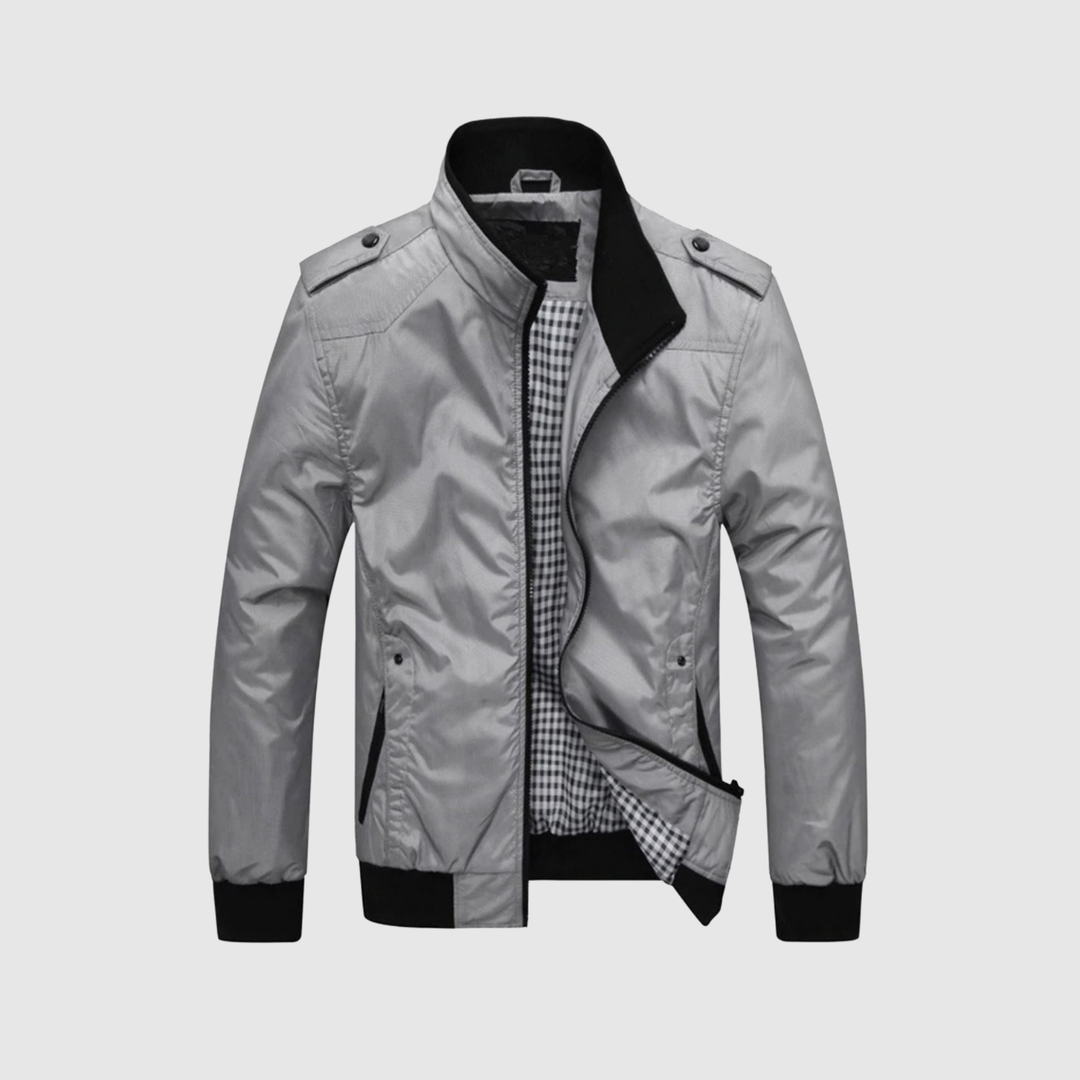 Marek – Veste masculine élégante avec fermeture éclair et doublure douce