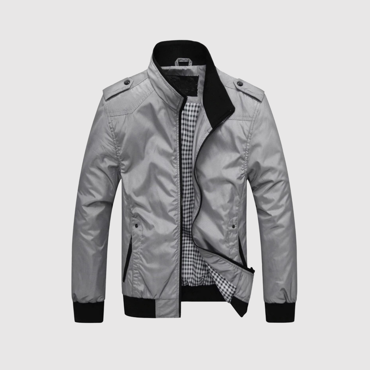 Marek – Veste masculine élégante avec fermeture éclair et doublure douce
