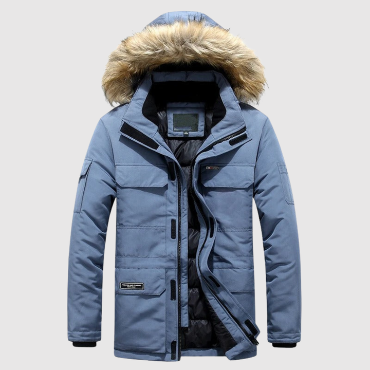Marek – Veste d'hiver avec capuche en duvet et coupe élégante