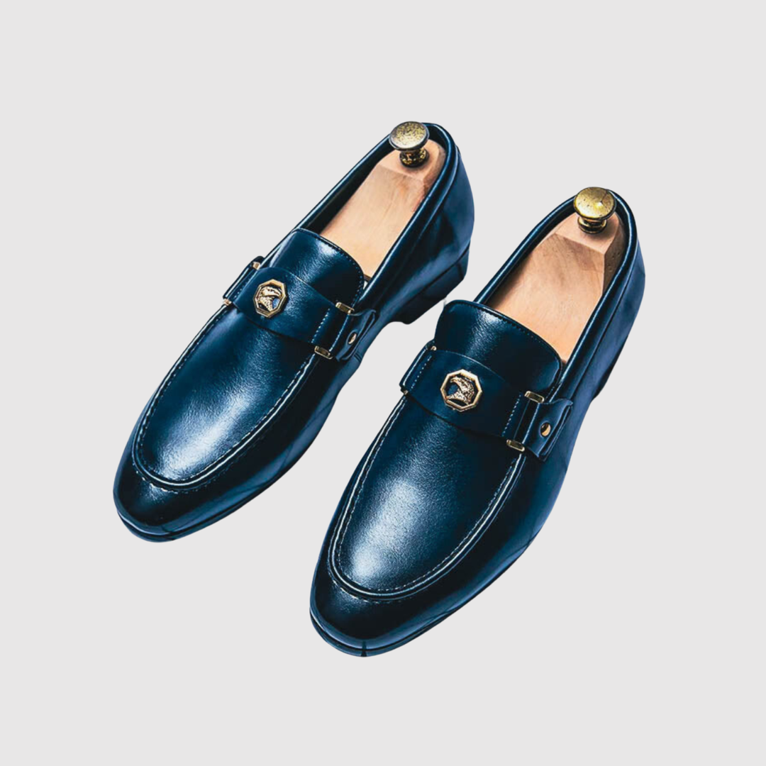 Oskar – Mocassins Classiques avec Bande Métallique