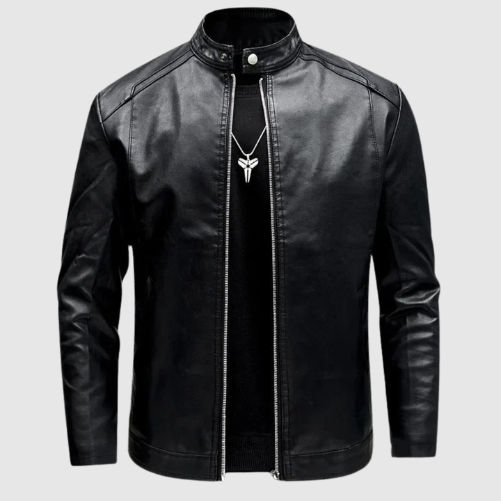 Dorian – Veste en cuir au design épuré