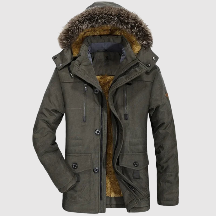 Marek – Veste d'hiver avec capuche en duvet et design élégant
