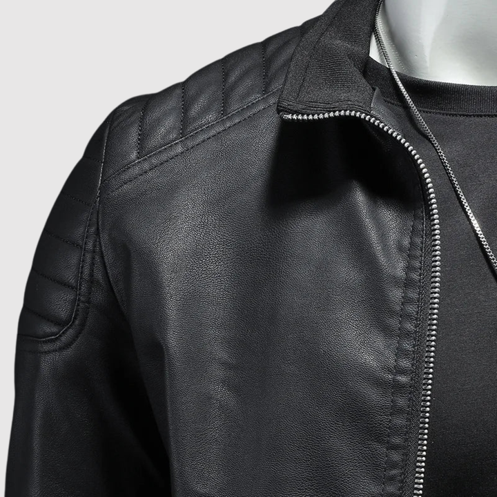 Dorian – Veste en cuir moderne au design épuré