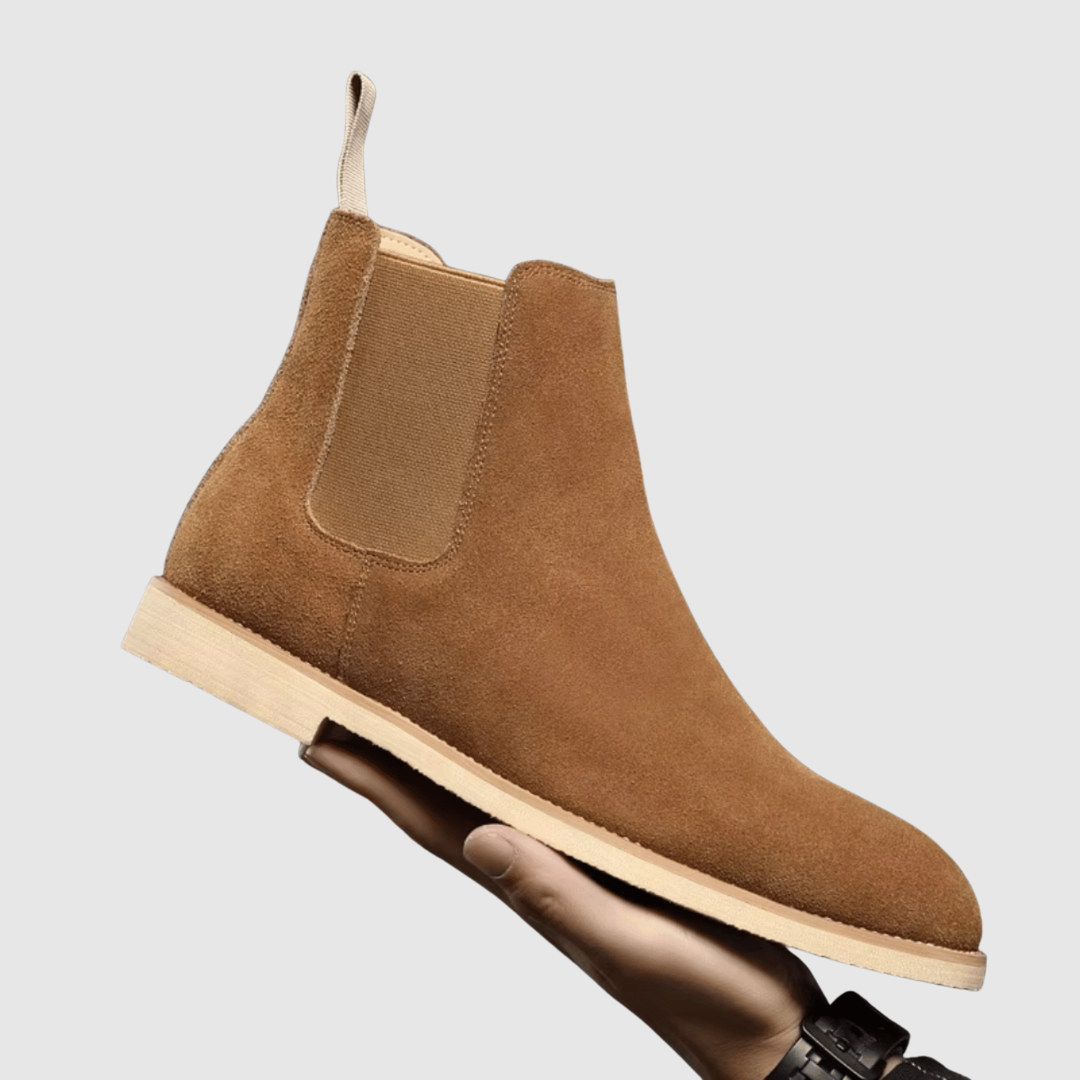 Oskar - Chaussures en velours avec côtés élastiques