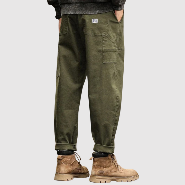 Leo - Pantalon cargo au look militaire