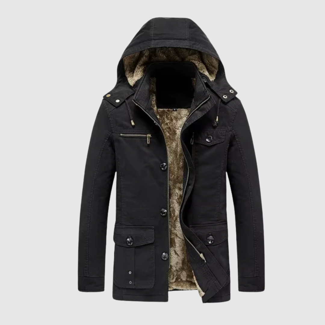 Marek – Veste d'hiver élégante avec doublure en laine