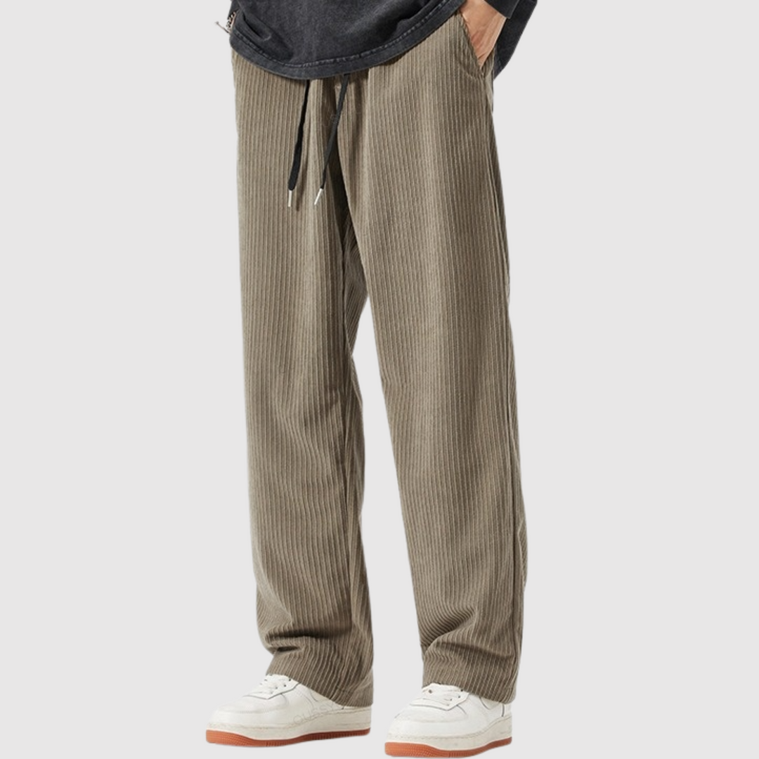 Leo – Pantalon homme slim en tissu léger