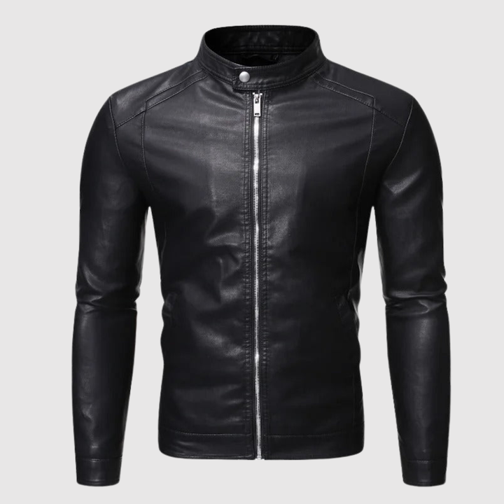 Dorian – Veste moderne en cuir écologique au silhouette épurée