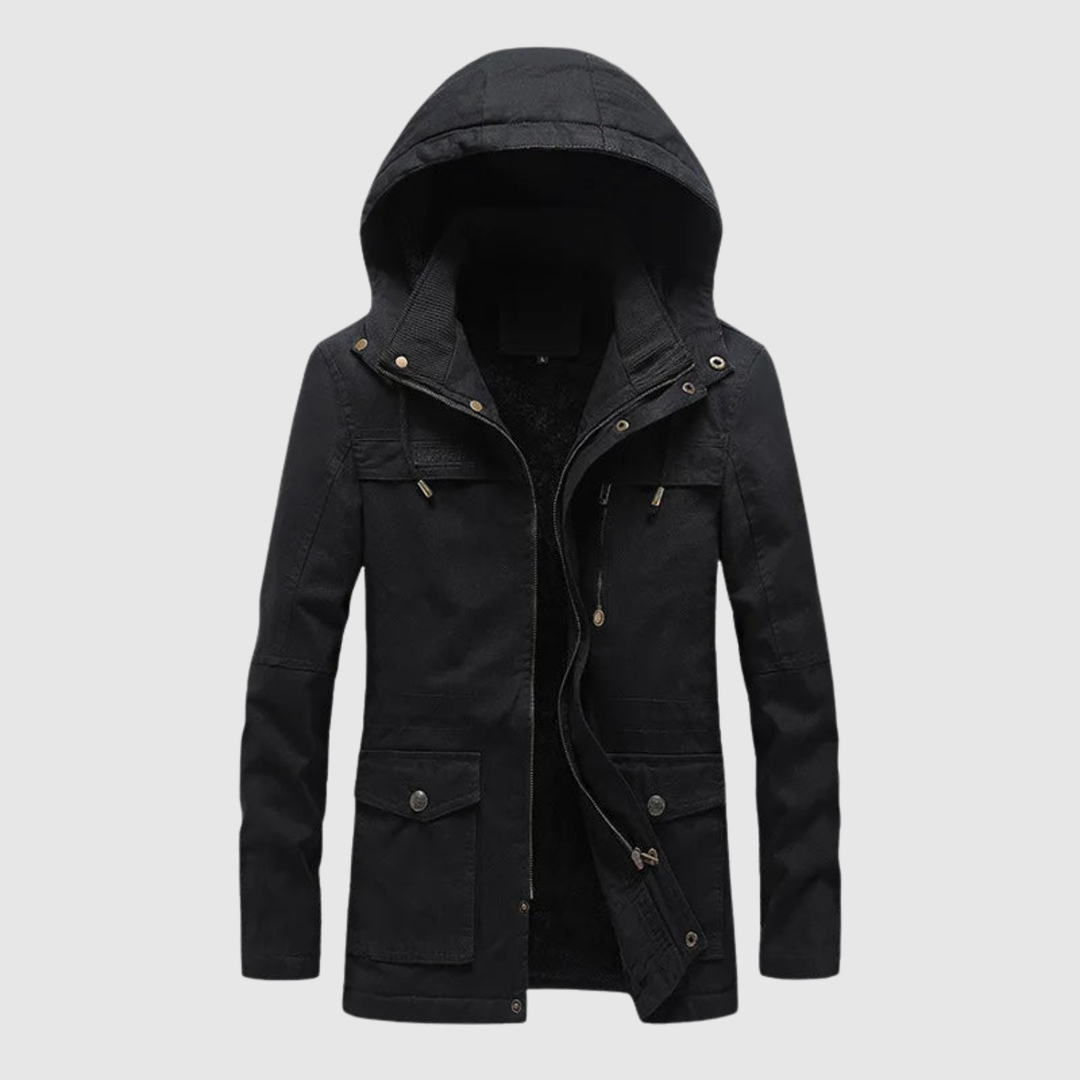 Marek – Veste d'hiver avec doublure et capuche moderne