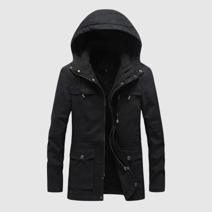 Marek – Veste d'hiver avec doublure et capuche moderne