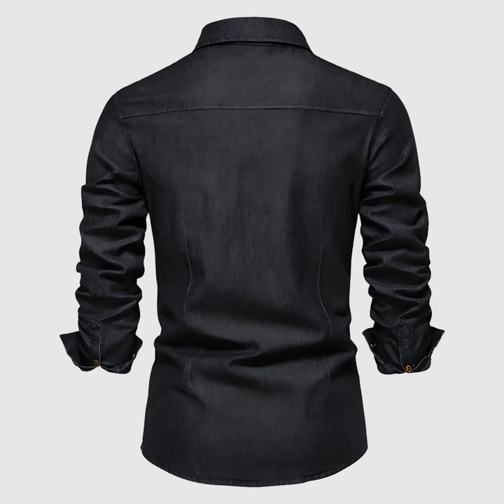 Lucas - Chemise en jean pour homme au design moderne