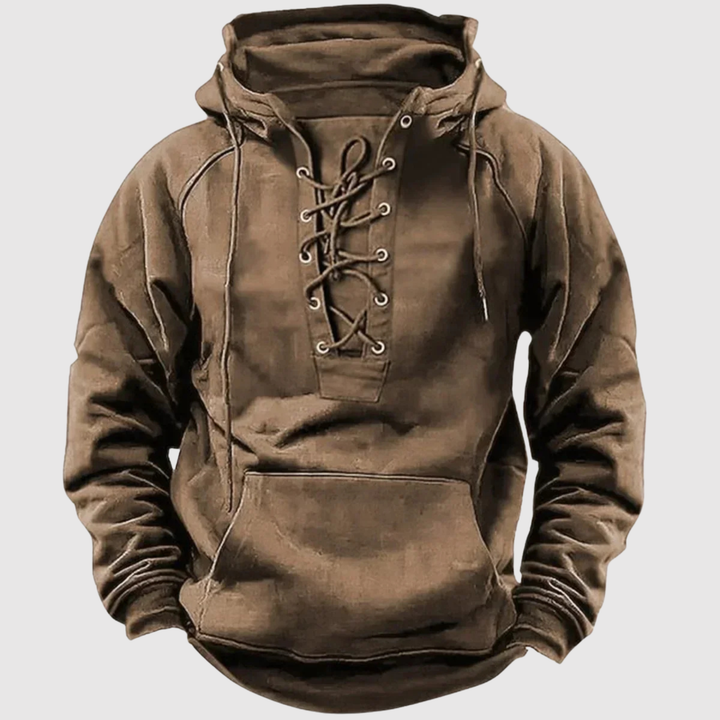 Daniel - Sweat à capuche avec détails en cordons pour hommes