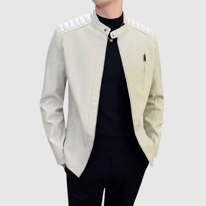 Dorian – Veste en cuir élégante avec une touche moderne