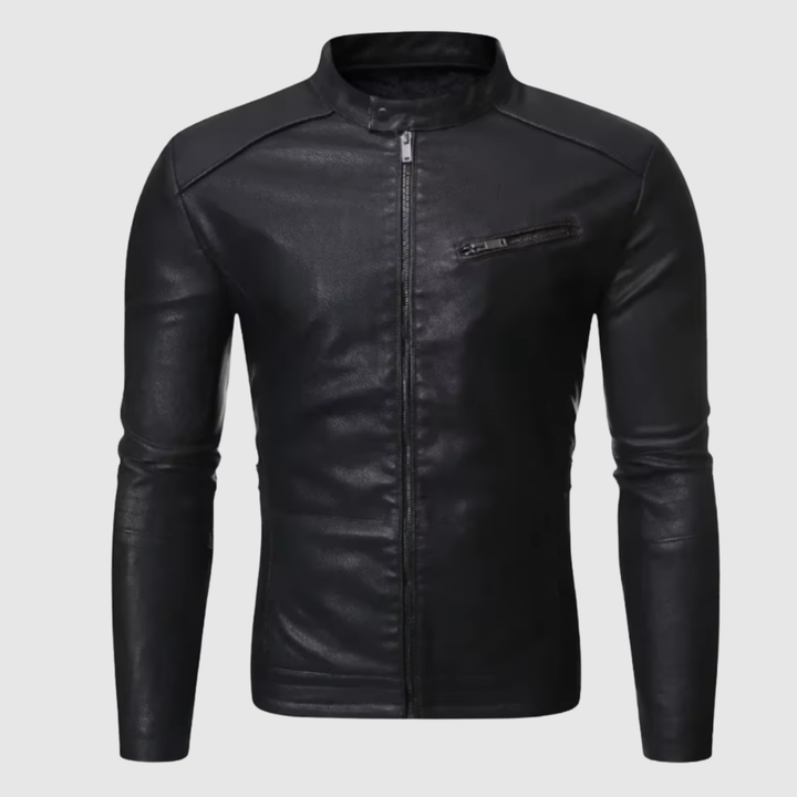 Dorian – Veste en cuir moderne au design épuré