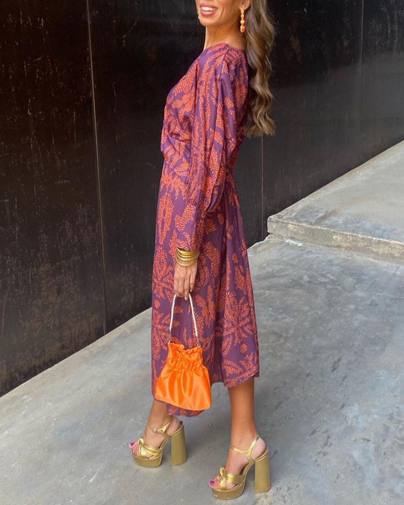 Sabrina - Robe midi sophistiquée
